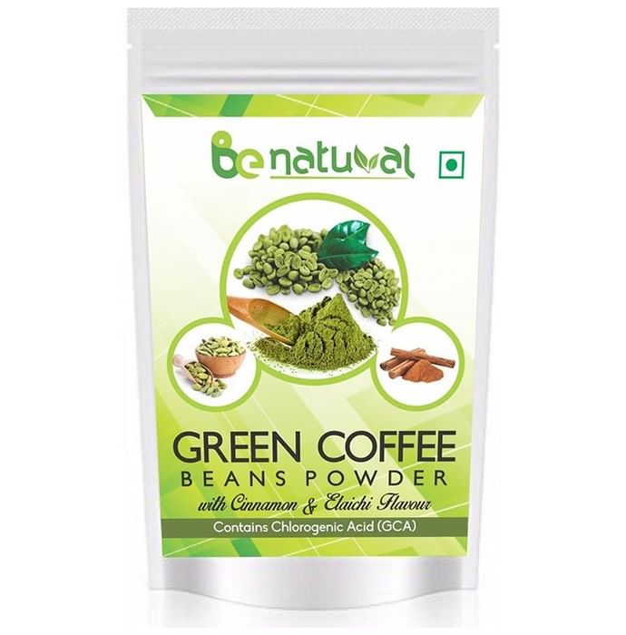 Benatural Green Coffee Beans Powder Cinnamon & Elaichi