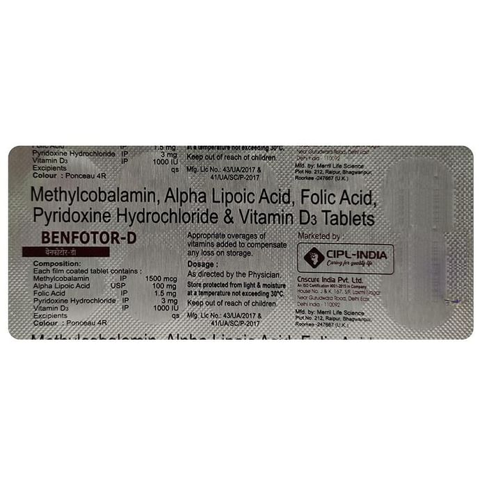 Benfotor-D Tablet