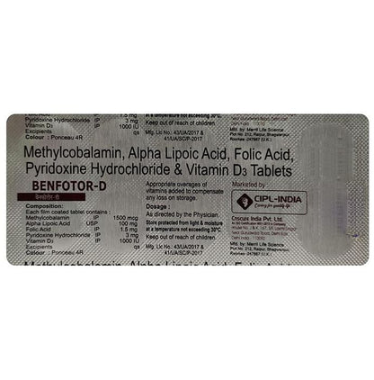 Benfotor-D Tablet