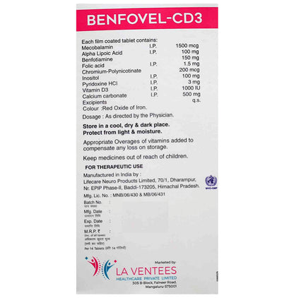 Benfovel CD3 Tablet
