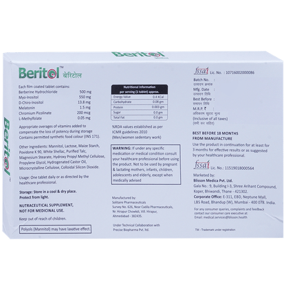 Beritol Tablet | Vitamin & Mineral Support