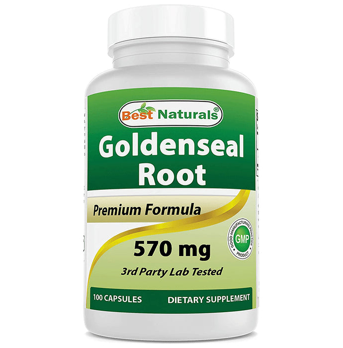 Best Naturals Goldenseal Root 570mg Capsule - Classic Derma