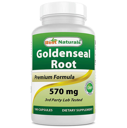 Best Naturals Goldenseal Root 570mg Capsule - Classic Derma