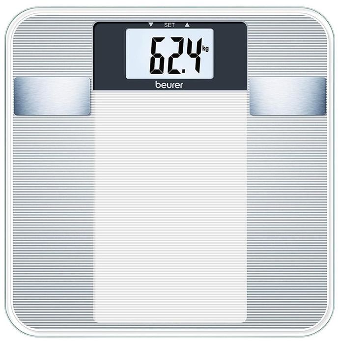 Beurer BG 13 Diagnostic Bathroom/Weighing Scale Transparent - Classic Derma