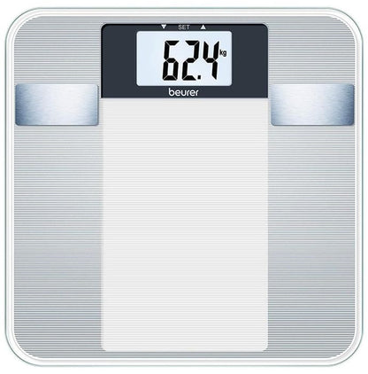 Beurer BG 13 Diagnostic Bathroom/Weighing Scale Transparent - Classic Derma