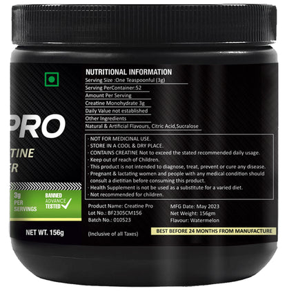 Beyond Fitness Creatine Pro (156gm Each)