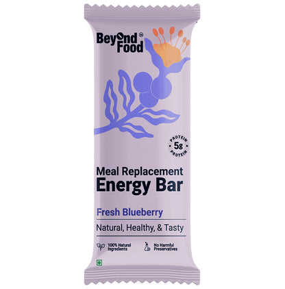 Beyond Food Meal Replacement Energy Bar Fresh Blueberry - Classic Derma