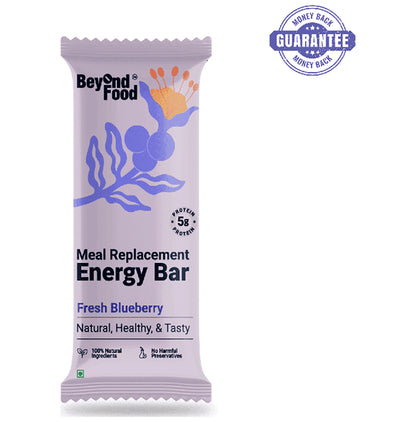 Beyond Food Meal Replacement Energy Bar Fresh Blueberry