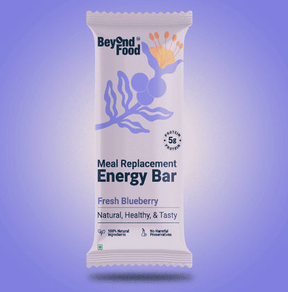 Beyond Food Meal Replacement Energy Bar Fresh Blueberry