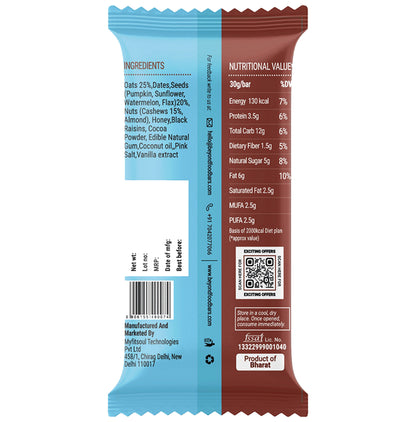 Beyond Food Mini Energy Bar Classic Cocoa