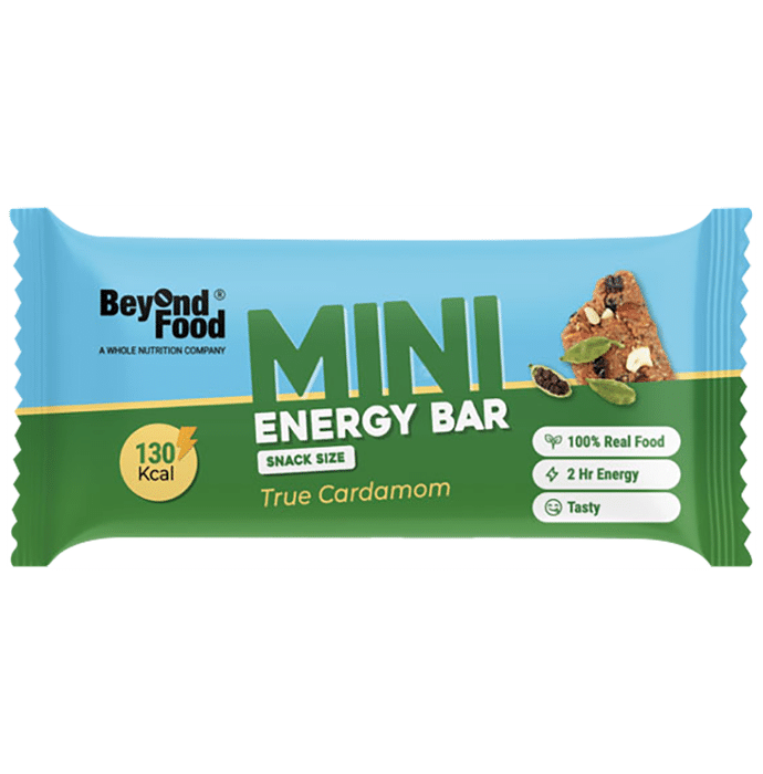 Beyond Food Mini Energy Bar True Cardamom - Classic Derma