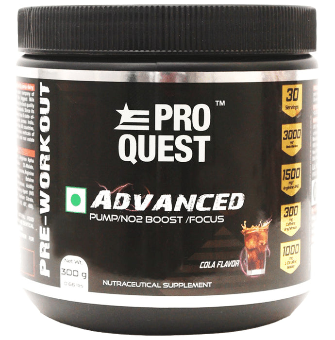 Pro Quest Advanced Pre-Workout Powder Cola - Classic Derma