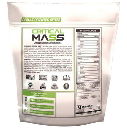 Big Muscles Critical Mass Milk Chocolate