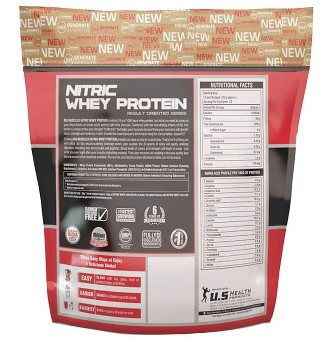 Big Muscles Nitric Whey Cookies & Cream