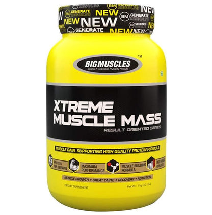 Big Muscles Xtreme Muscle Mass Strawberry - Classic Derma