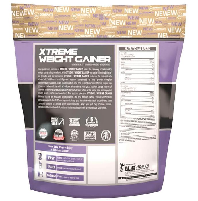 Big Muscles Xtreme Weight Gainer Cookies & Cream