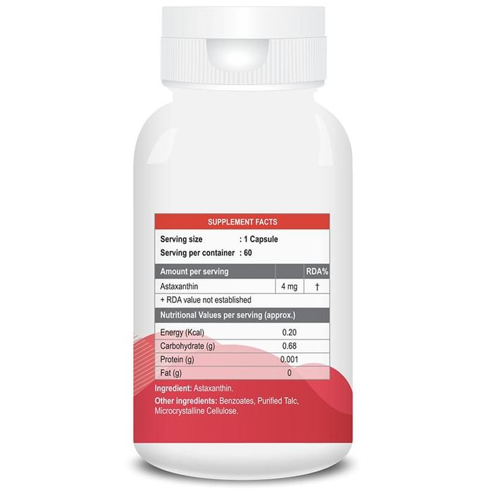 Billion Cheers Astaxanthin Vegetarian Capsules