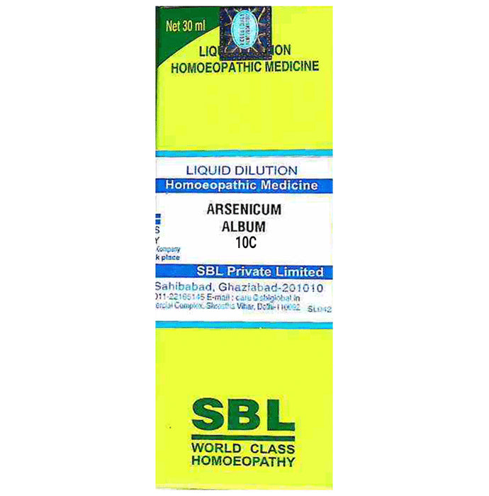 SBL Arsenicum Album Dilution 10M CH - Classic Derma