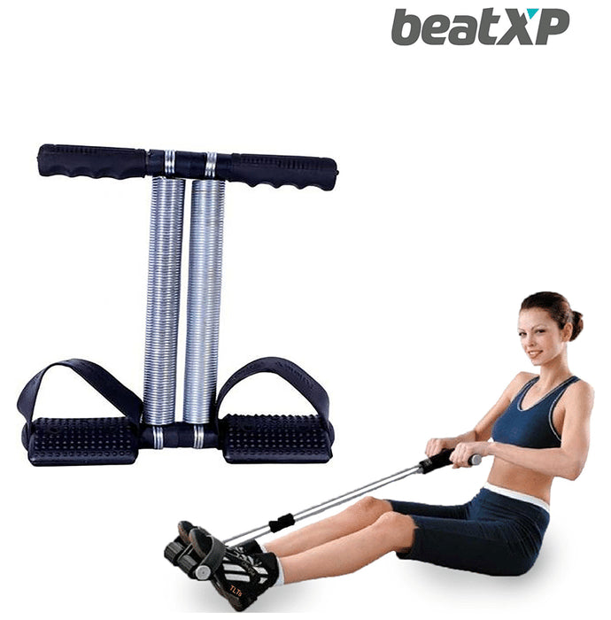 beatXP Tummy Trimmer Black Double Spring GHVMEDFIT163
