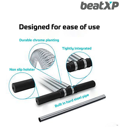 beatXP Tummy Trimmer Black Double Spring GHVMEDFIT163