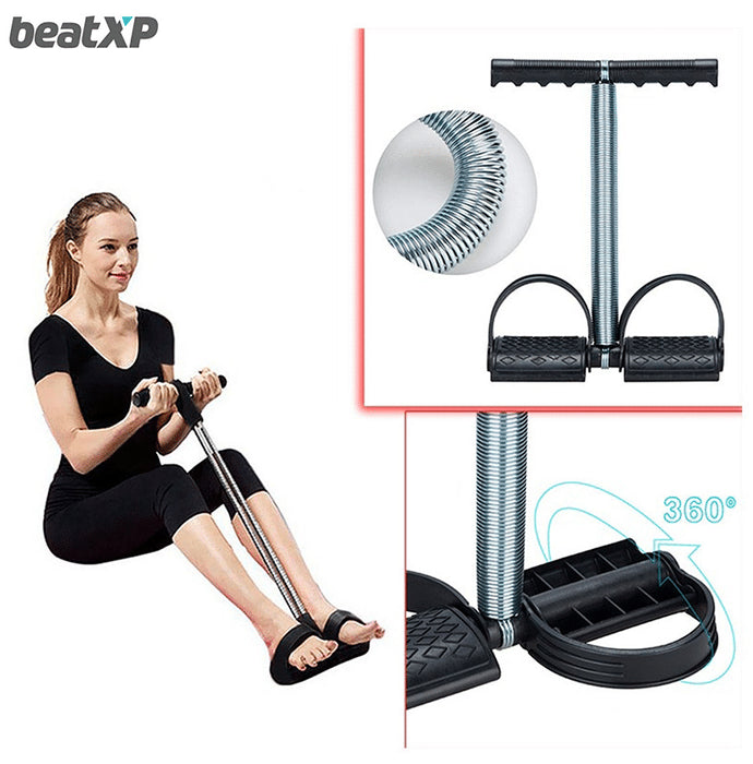 beatXP Tummy Trimmer Black Single Spring GHVMEDFIT033
