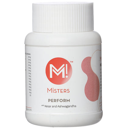 Misters Perform Capsule with Kesar and Ashwagandha (30 Each) - Classic Derma