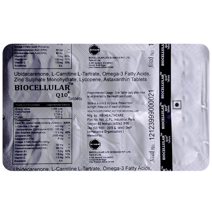 Buy Biocellular Q10+ Immuno Modular Tablet Online | Classic Derma ...