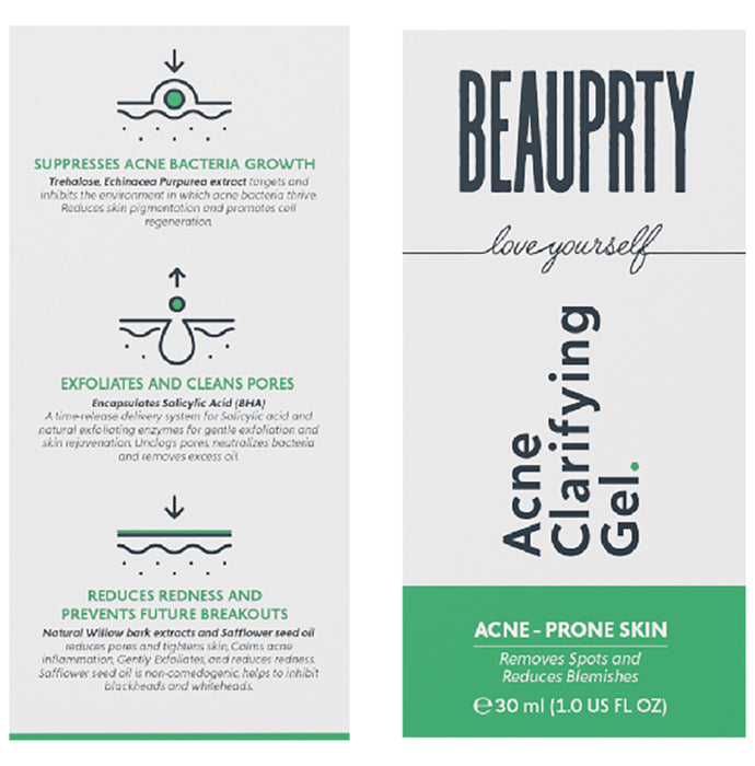 Beauprty Acne Clarifying Gel for Acne-Prone Skin - Classic Derma