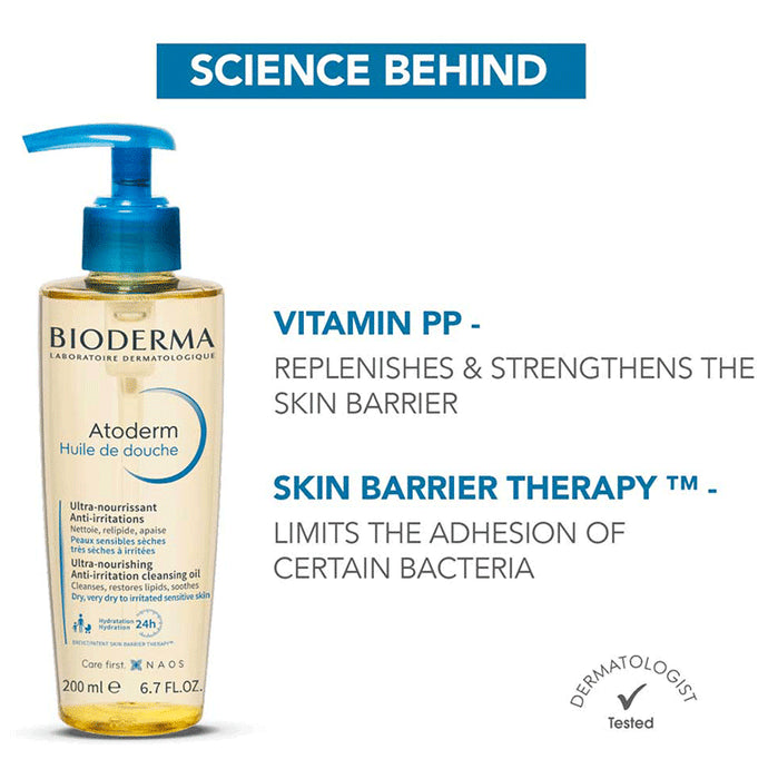 Bioderma Atoderm Huile De Douche Ultra-Nourishing Anti-Irritation Cleansing Oil