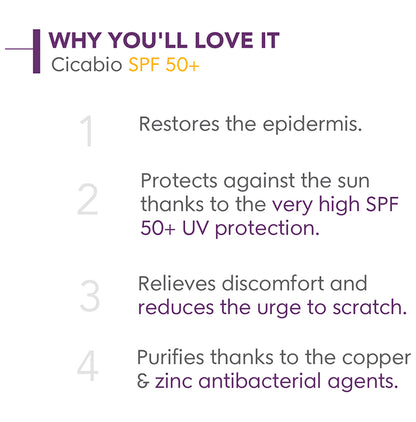 Bioderma Cicabio Soothing Repairing Care SPF 50+ Cream