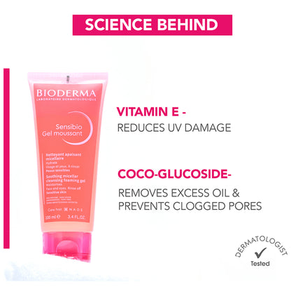Bioderma Sensibio Gel Moussant Soothing Micellar Cleansing Foaming Gel