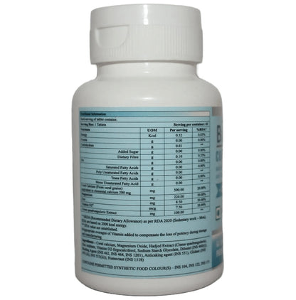 Biomore Coral Calcium Magnesium, Zinc, Vitamin D and Cissus Quadrangularis Tablet