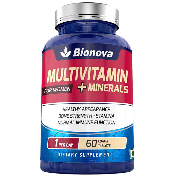 Buy Bionova Multivitamin + Minerals Tablet for Women Online | Classic ...