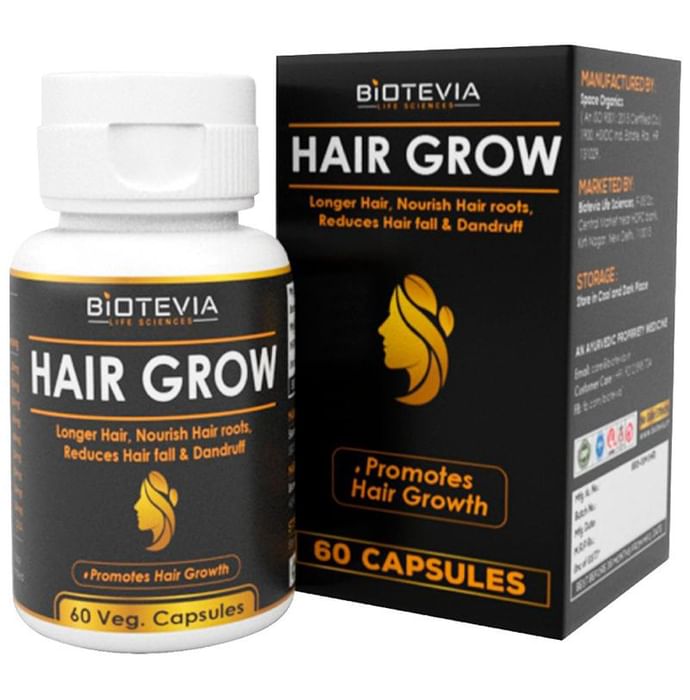 Biotevia Life Sciences Hair Grow Veg Capsule - Classic Derma