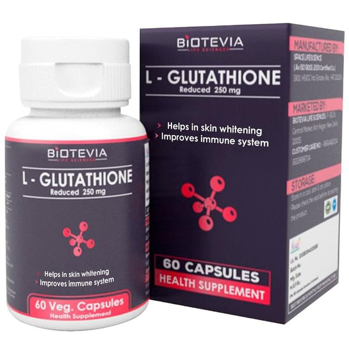 Biotevia Life Sciences L-Glutathione Veg Capsule - Classic Derma