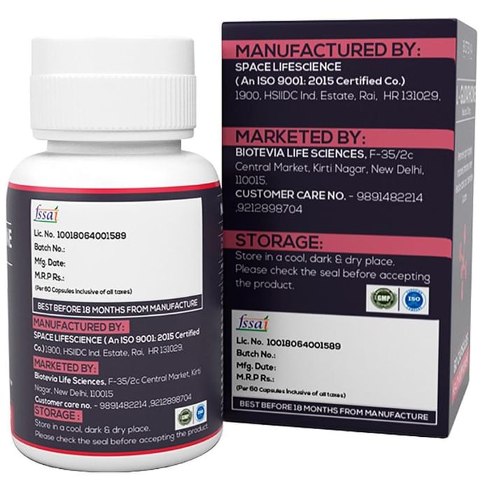 Biotevia Life Sciences L-Glutathione Veg Capsule