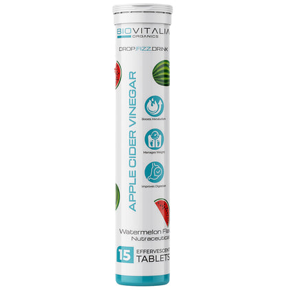 Biovitalia Organics Apple Cider Vinegar Effervescent Tablet Watermelon - Classic Derma