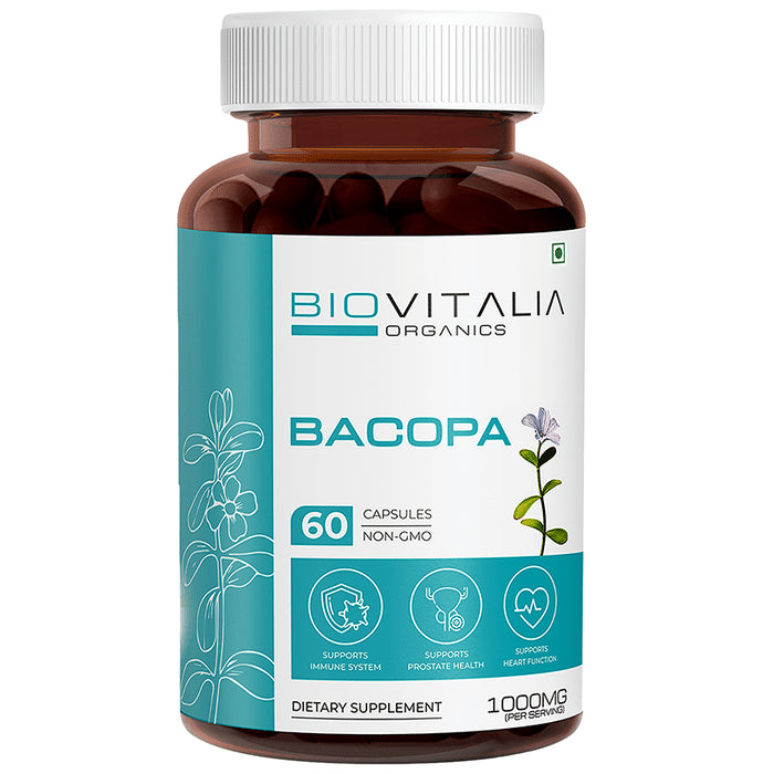 Biovitalia Organics Bacopa 1000mg Capsule - Classic Derma