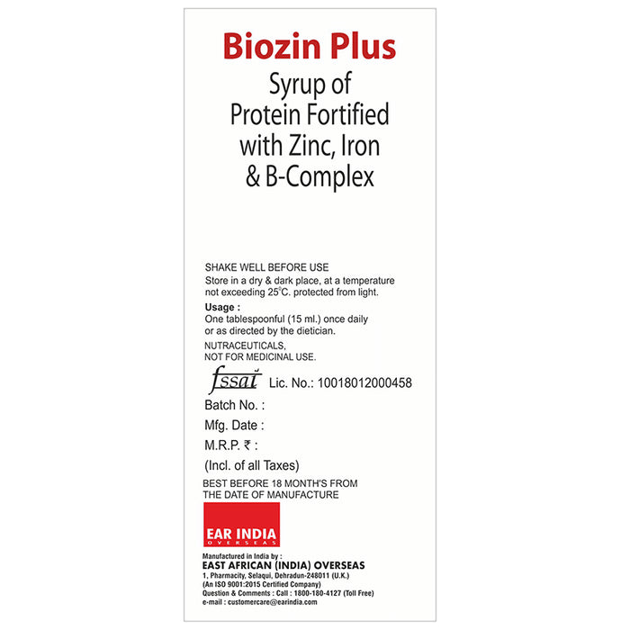 Biozin Plus Buy Biozin Plus Syrup Online | Classic Derma – Classic Derma-UAE