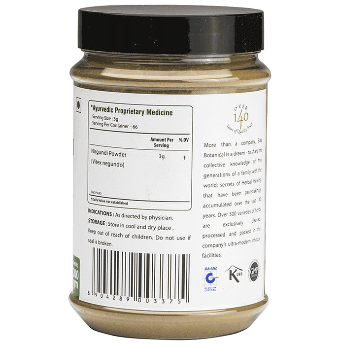Bixa Botanical Nirgundi Powder