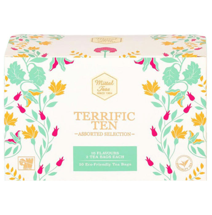 Mittal Teas Assorted Terrific Ten Tea Bag (20 Each) - Classic Derma
