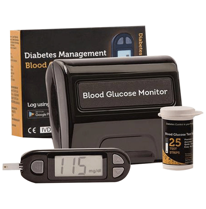 Control D GHVMEDGLC001 Diabetes Management Blood Glucose Monitor Glucometer - Classic Derma