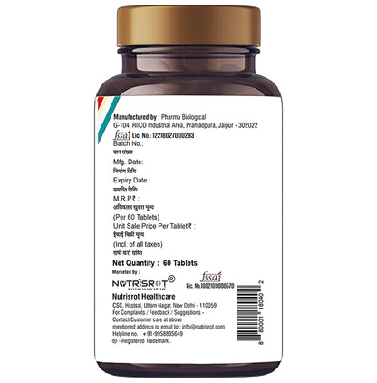 Nutrisrot AnxiCease Anxiety Relief Supplement with Pharma Gaba for Sound Sleep