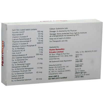 NutriSum Tablet