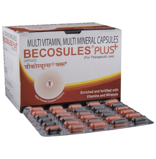 Becosules Plus Capsule - Classic Derma