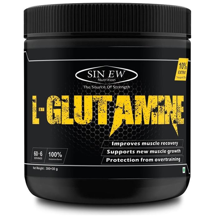 Sinew Nutrition L-Glutamine Powder Unflavoured - Classic Derma