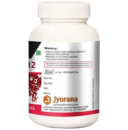 Jyorana Vitamin B12 2500mcg Capsule