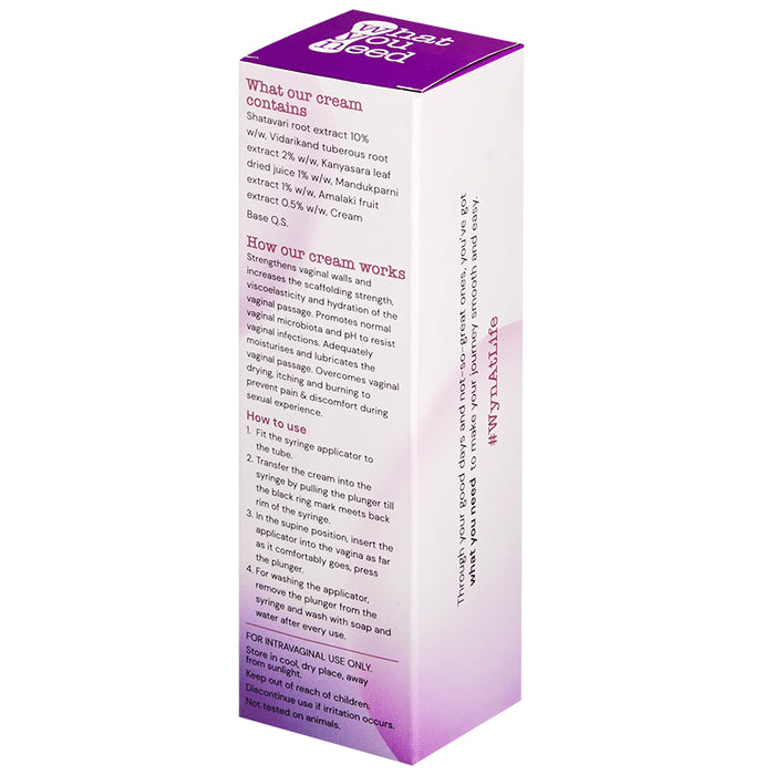 What You Need Soothing Vaginal Cream