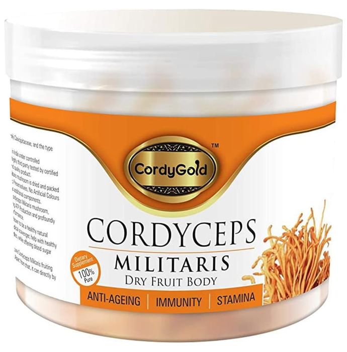 Cordy Gold Cordyceps Militaris Dry Fruit Body - Classic Derma