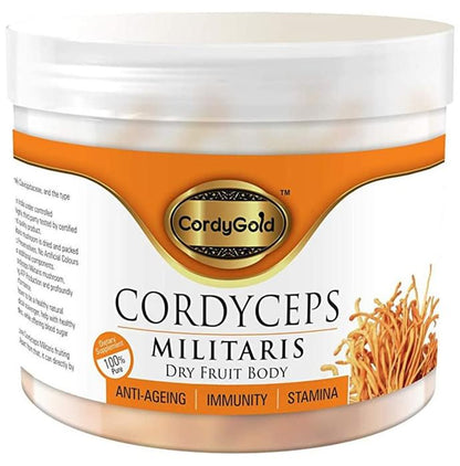 Cordy Gold Cordyceps Militaris Dry Fruit Body - Classic Derma
